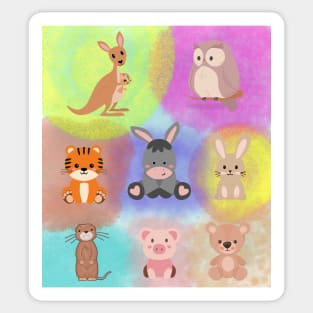 Hundred Acre Wood Friends Sticker